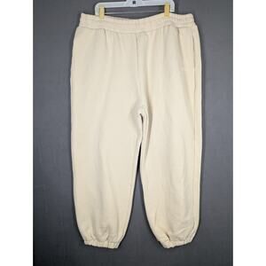 Comfrt Cream Heavyweight Joggers Sweatpants 3XL
